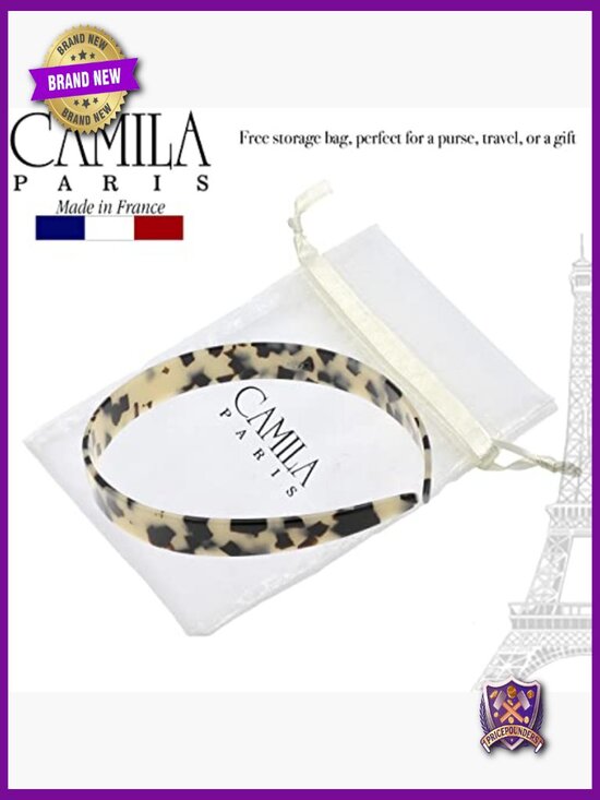 French Headband for Women, Strong Hold No Slip, Flexible & Durable Hair Band
